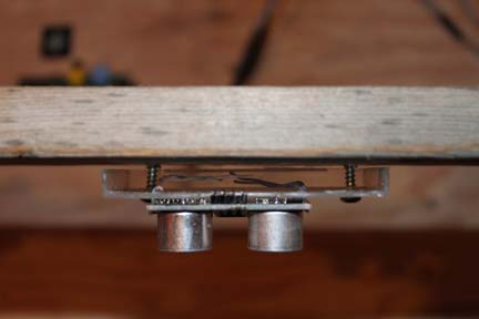 HC-SR04 sensor close-up